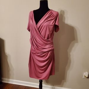 Pink Ruching dress
